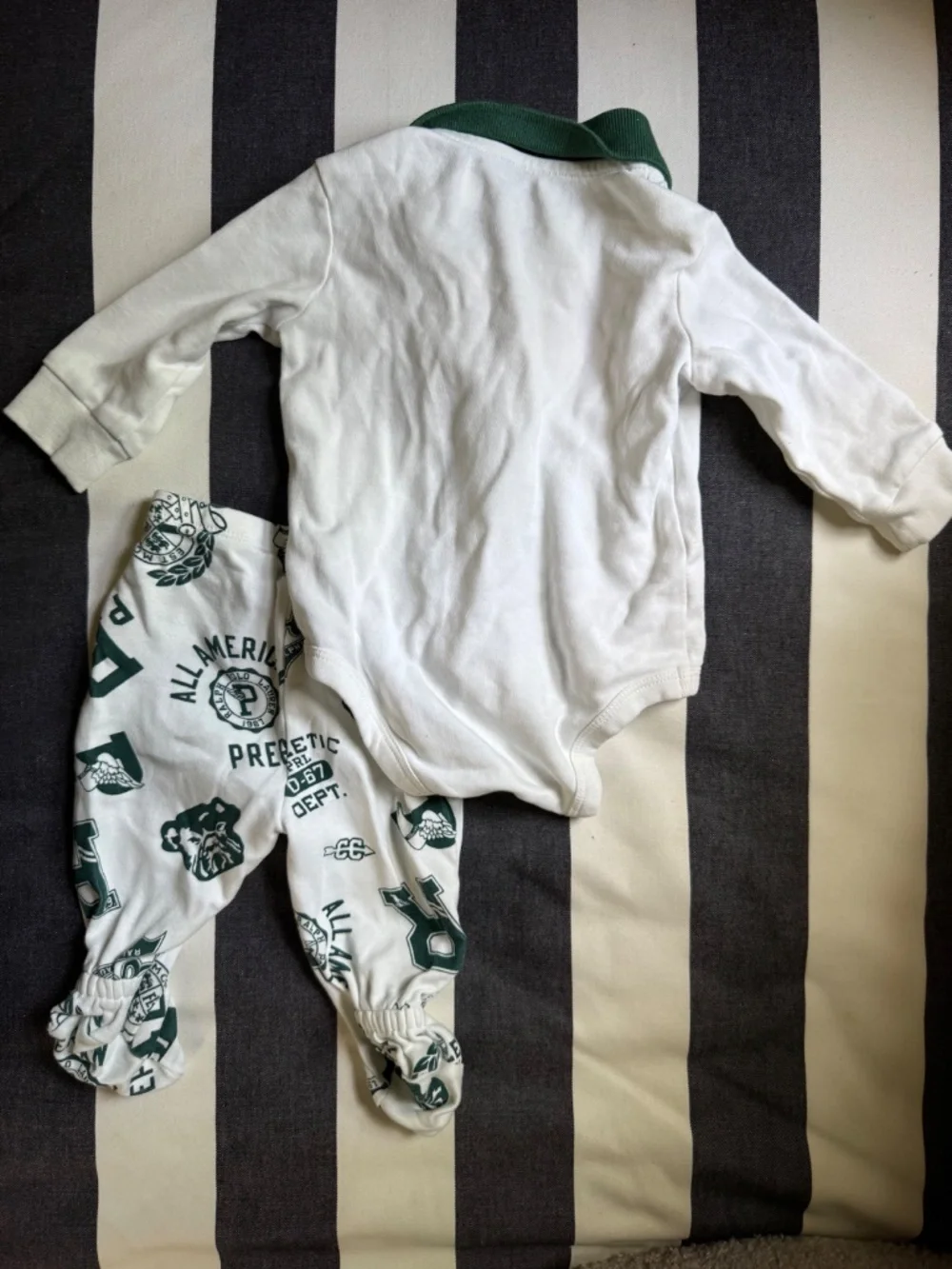 Ralph Lauren Baby Polo Onesie with Footie Pants
